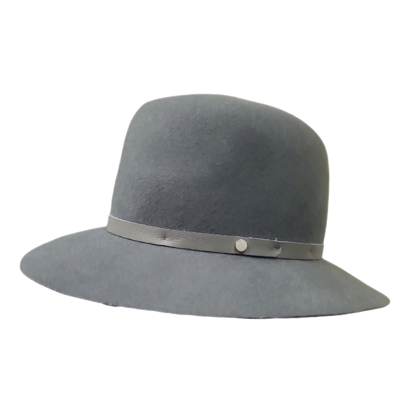 RAG & BONEGray-Blue Wool Fedora / Hat in Size Small